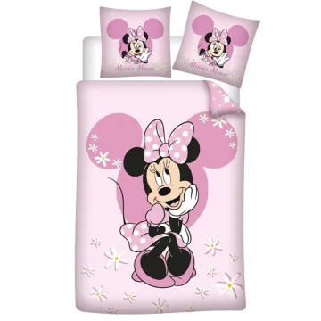 Capa de edredão Minnie Disney cama 90cm polialgodão DISNEY - 1