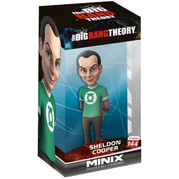 Figura Minix Sheldon Cooper Teoria do Big Bang 12cm MINIX - 1