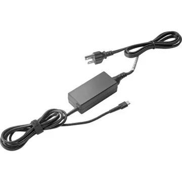 Adaptador HP LC Carregador portátil USB-C/ 45W/ Automático/ Tensão 15V HP - 1