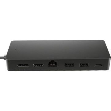 Docking USB Type-C HP 50H55AA USB-C/ 2xUSB/ 1xHDMI/ 1xDisplayPort/ 1xRJ45/ 1xUSB Type-C PD/ Preto HP - 1