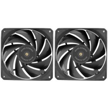 Pacote de 2 Ventoinhas Mars Gaming MF-NCLX2/ 12cm Mars Gaming - 1