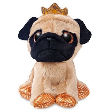 Pelúcia macia para cachorro Pug 18cm AURORA - 1