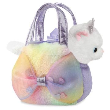 Bolsa de pelúcia Princesa Fancy Pal Cat 21cm AURORA - 1