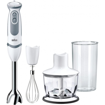 BATIDO. MOLHO BRAUN MQ5235 1000W C/A PÉ DE AÇO INOX BRANCO BRAUN - 1