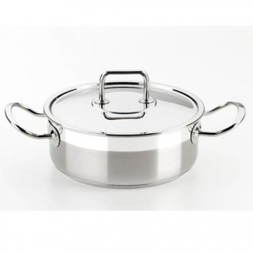 Caçarola BRA PROFISSIONAL 24CM TAMPA AÇO INOX A340355 BRA - 1