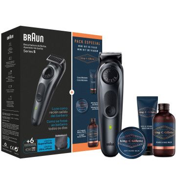 BRAUN BARBER PACK BARBA BT5450 + MNS ES BRAUN - 1