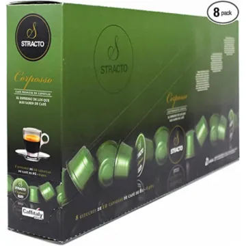 PACK 8 CAIXAS DE 10 CAPSUL.STRACTO CORPOSSO VERDE CAFFITALY - 1