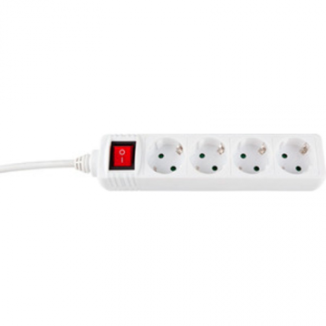 PLUGUE INTERRUPTOR BRANCO SILVERSANZ 4 OUTLET 1,5M SILVERELECTRO - 1