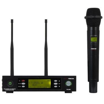 Microfone portátil sem fio UHF MSH-887-570/inclui receptor FONESTAR - 1