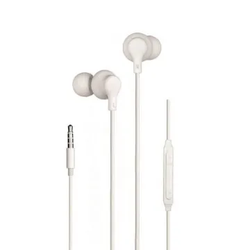 Fones de ouvido intra-auriculares Daewoo DW2014/ com microfone/ entrada 3.5/ branco DAEWOO - 1