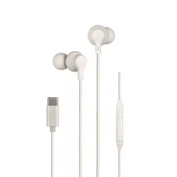 Fones de ouvido intra-auriculares Daewoo DW2016/ com microfone/ USB tipo C/ branco DAEWOO - 1