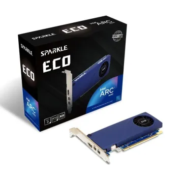 Placa gráfica Sparkle Intel Arc A310 ECO/ 4 GB GDDR6/ compatível com baixo perfil SPARKLE - 1