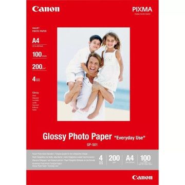 Papel fotográfico Canon GP-501/ 21 x 29,7 cm/ 200 g/ 100 folhas/ brilhante CANON - 1