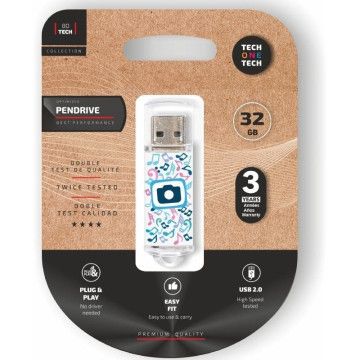 Pendrive 32GB Tech One Tech Photo Dream USB 2.0 TECH ONE TECH - 1