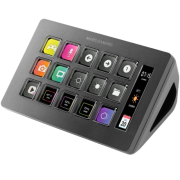 Stream Deck Slim Mars Gaming MSD-ONE/ 15 teclas LCD/ Preto Mars Gaming - 1