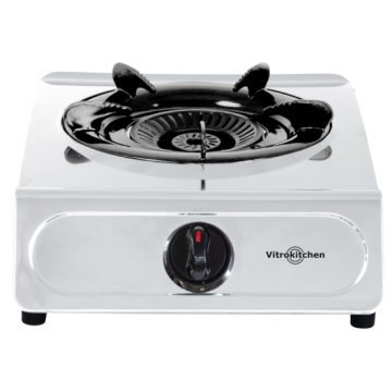 FOGÃO A GÁS VITROKITCHEN 160IB AÇO INOXIDÁVEL 1F Vitrokitchen - 1