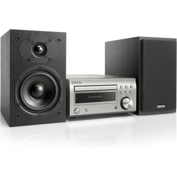 DENON D-M41DAB CADEIA BLUETOOTH 30W PRATA/PRETA DENON - 1