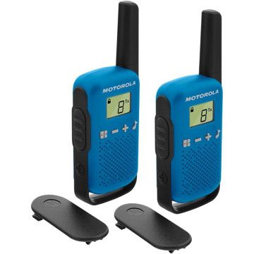 WALKIE TALKIE MOTOROLA T42 PACOTE DUPLO AZUL Motorola - 1