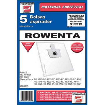 ROWENTA 915519 SACO ASPI SINTÉTICO DOMÉSTICO TECNHOGAR - 1