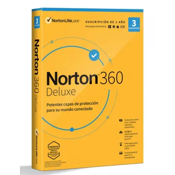 NORTON ANTIVIRUS 360 DELUXE 25GB 1 USUÁRIO 3 DISPOSITIVO NORTON - 1