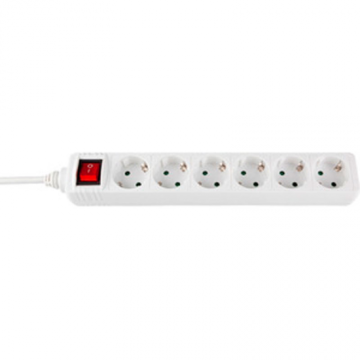 PLUGUE INTERRUPTOR BRANCO SILVERSANZ 6 OUTLET 1,5M SILVERELECTRO - 1