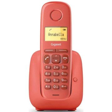 TELEFONE DECT VERMELHO GIGASET A180 GIGASET - 1