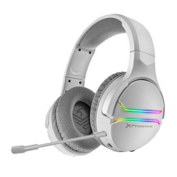 FONES DE OUVIDO PHOENIX ECHO 7.1 RGB MICR GAMING BRANCOS Phoenix - 1