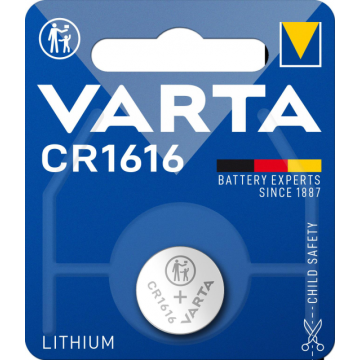 BATERIA DE LÍTIO VARTA CR1616 3V 1 BLISTER VARTA - 1