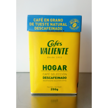 VALIENTE CASA CAFÉ DESCAFEINADO EM GRÃOS 250G