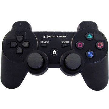 CONTROLADOR SEM FIO PS3 BLACKFIRE PRETO BLACKFIRE - 1