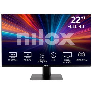 MONITOR NILOX 21.5 IPS 5MS VGA E HDMI Nilox - 1