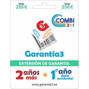 GARANTIA COMBI 1A.DANO ACC+2A.EXT G3E120250 250€ GARANTIA3 - 1