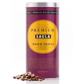 CAFÉ EM GRÃO SAULA 30121643 DARK INDIA 500GR SAULA - 1