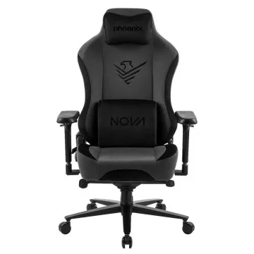 CADEIRA GAMING PHOENIX NOVA COURO TECIDO CINZA Phoenix - 1