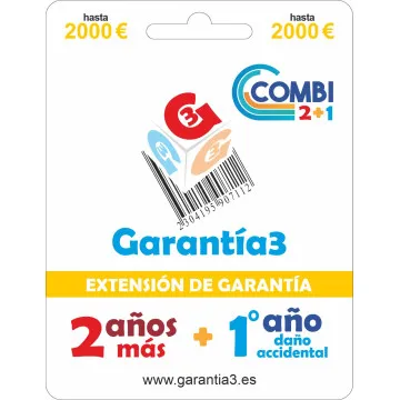 GARANTIA COMBI 1A.DANO ACC+2A.EXT G3E1212000 2000€ GARANTIA3 - 1