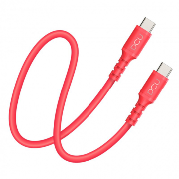 CABO DCU USB C para USB C 1M VERMELHO DCU - 1