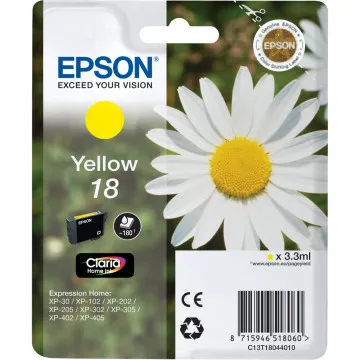 TINTA EPSON 18 AMARELO (XP-215) C13T18044010 EPSON - 1