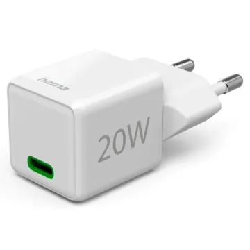 HAMA 00201980 CARREGADOR 1XUSB C 20W BRANCO HAMA - 1