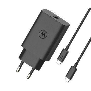 CARREGADOR MOTOROLA 1XUSB C 68W + CABO USB C 1M Motorola - 1