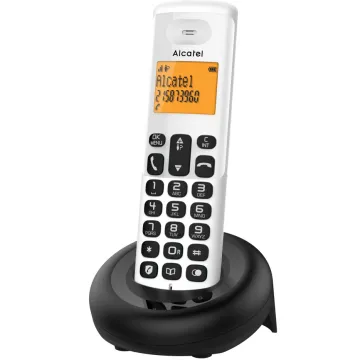 TELEFONE DECT ALCATEL E160 BRANCO BLOCO DE CHAMADAS Alcatel - 1