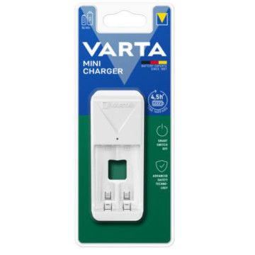 CARREGADOR DE BATERIA VARTA 2 AA/AAA + 2 AAA 800MAH MINI VARTA - 1