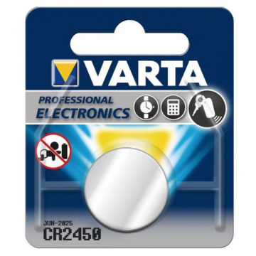 BATERIA DE LÍTIO VARTA CR2450 3V 560MAH 1 BLISTER VARTA - 1