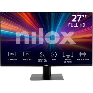 MONITOR NILOX 27" NXM27FHD11 FHD IPS 5MS 75HZ Nilox - 1