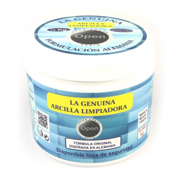 ARGILA DE LIMPEZA BRANCA NORTE ABERTA 500GR OPEN NORTE - 1