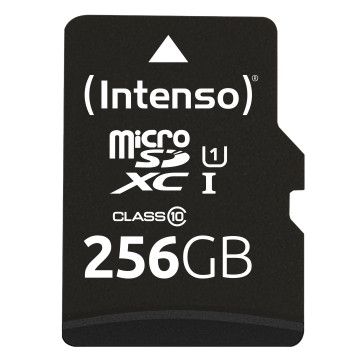 CARTÃO MEM. INTENSO MICRO SD 256 GB COM ADAPTADOR Intenso - 1