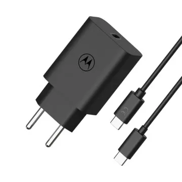 CARREGADOR MOTOROLA 1XUSB C 30W+CABO USB C 1M Motorola - 1