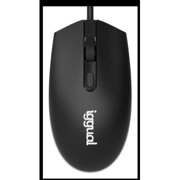 MESMO MOUSE ÓPTICO COM LED 1600DPI Iggual - 1