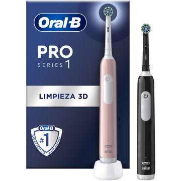 DENTAL ORALB PRO1 DUO ROSA/PRETO 2XEB50RX ORALB - 1