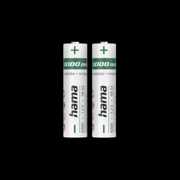 HAMA ENERGY 00223524 2 BATERIAS REC.NI-MH 1000MAH HAMA - 1