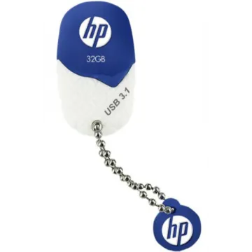 MEMÓRIA USB HP 780B 32GB HPFD780B-32 BRANCA/AZUL HP - 1